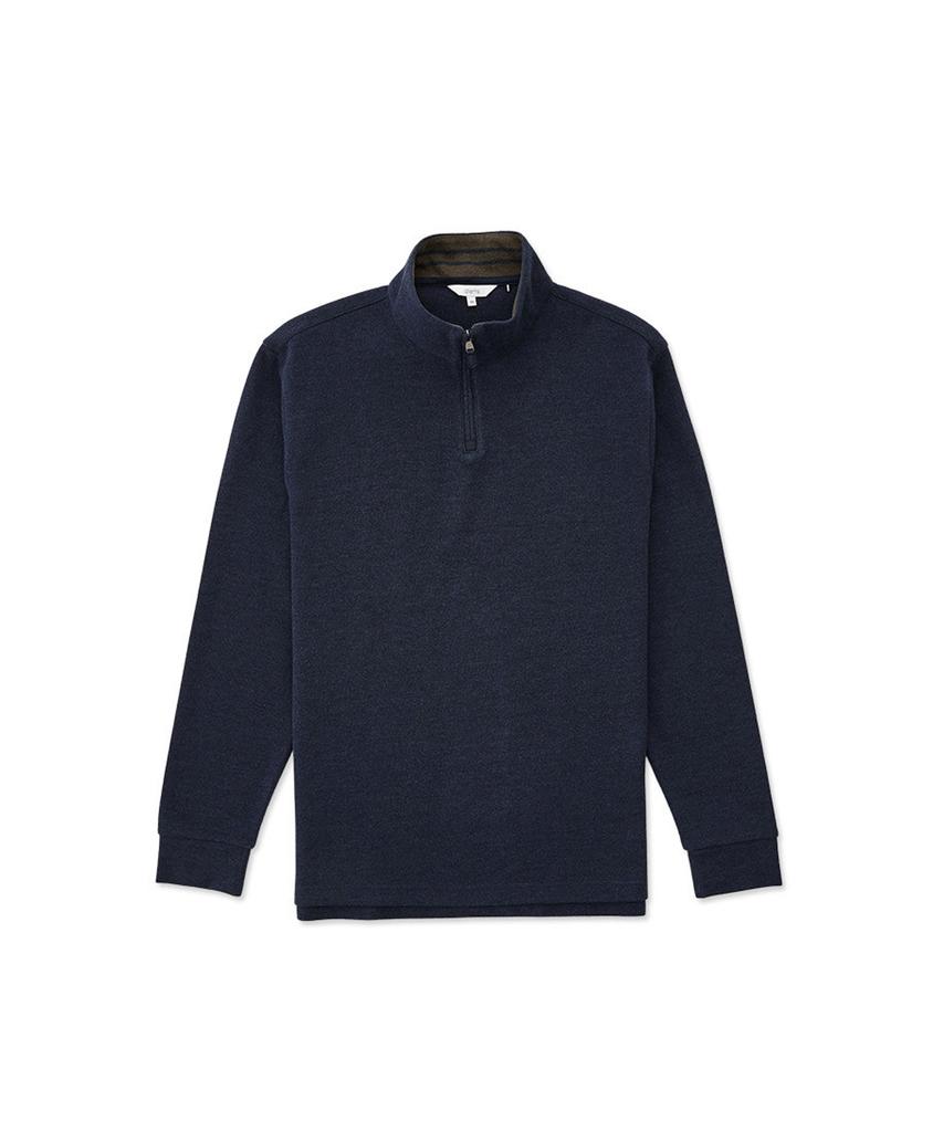 STCO Diems Sakariba Half-Zip T-Shirt Navy_Dtsua51Csn