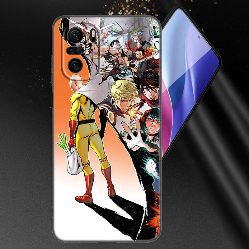 Чехол для телефона с аниме One-Punch Man для Xiaomi Mi POCO X3 NFC GT M4 M3 12 11T 10T Pro A3 11 Lite NE 5G 12X 11i F3, мягкий черный чехол