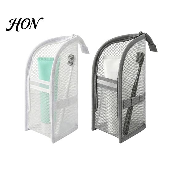 Portable Cosmetic Organizer 1/2Pcs Large Capacity Standing Toiletry Bag, Waterproof EVA Travel Upright Vanity with Zipper, Makeup Pouch for