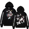 Хип-хоп исполнитель Playboi Carti Музыкальный альбом Die Lit Графическая толстовка Мужская Женская Эстетичная Хип-хоп Оверсайз Свитшот Мужская Мода Уличная одежда