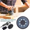 4-Eye Sanding Backing Plates 5 inch Flocking Sandpaper Sander Pad Polishing Disc for DeWalt