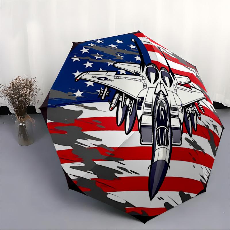 1pc Fighter Jet umbrella - automatic opening and closing, sturdy iron frame, formal occasions yy251027047