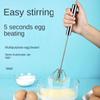VISHUA Semi-automatic Egg Beater Stainless Steel Whipped Cream Hand Whisk Egg Beater for Egg Beater Baking