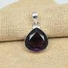 Amethyst Gemstone Jewelry Handmade 925 Sterling Silver Pedant For Wedding Gift