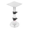 Adjustable Table Pedestal Stand Leg 334mm To 720mm Bright Surface for RV Caravans Boats Yachts