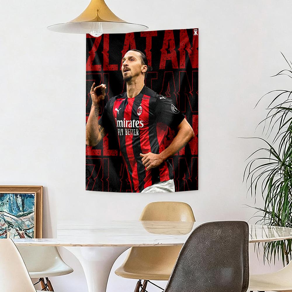 Ac Milan Wall Decor Tapestry Art For Pet Memorial Birthdaywedding Party Backdrop Family Gift