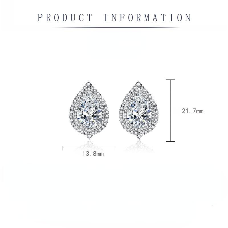Sace Gems Серьги-капли для женщин, подарки на свадьбу