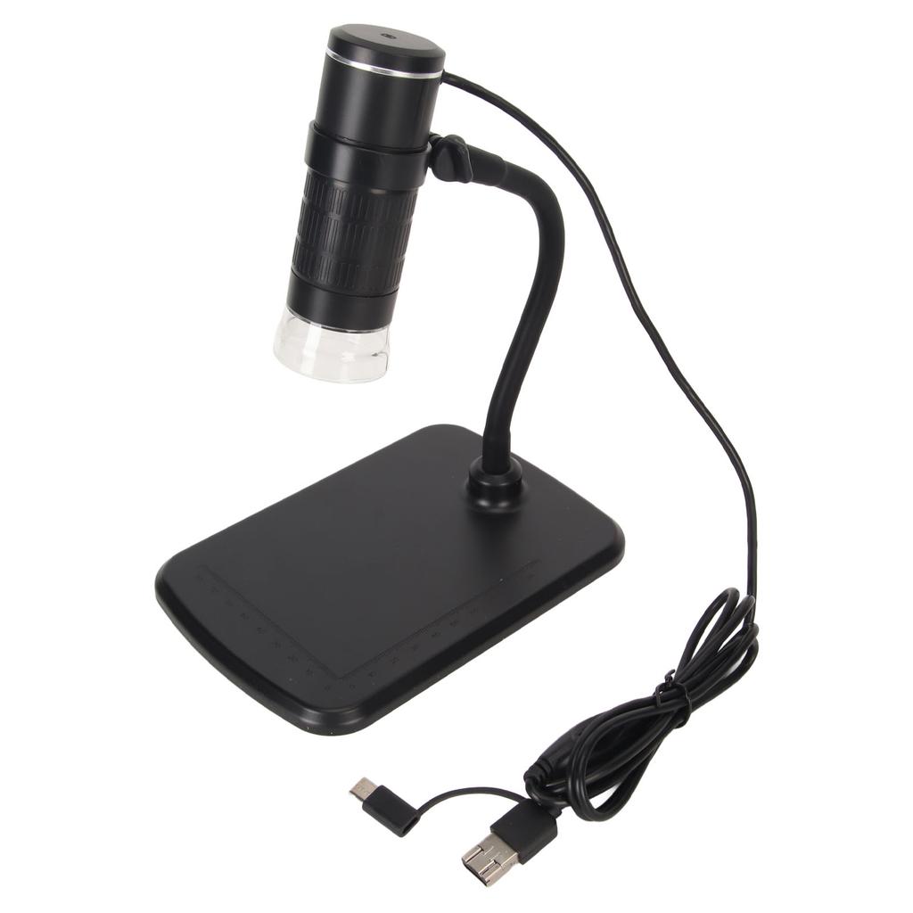 3 in 1 USB Digital Microscope with Stand 50 to 1000X 640x480 Handheld USB HD Inspection Camera for Android for Windows