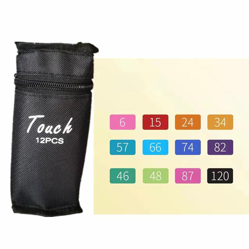 12/18/24/30/36/48/60/80 Colors Double Headed Oily Marker Set Alcohol Based Sketch Drawing Graffiti Art Marker For Manga School Art Supplies