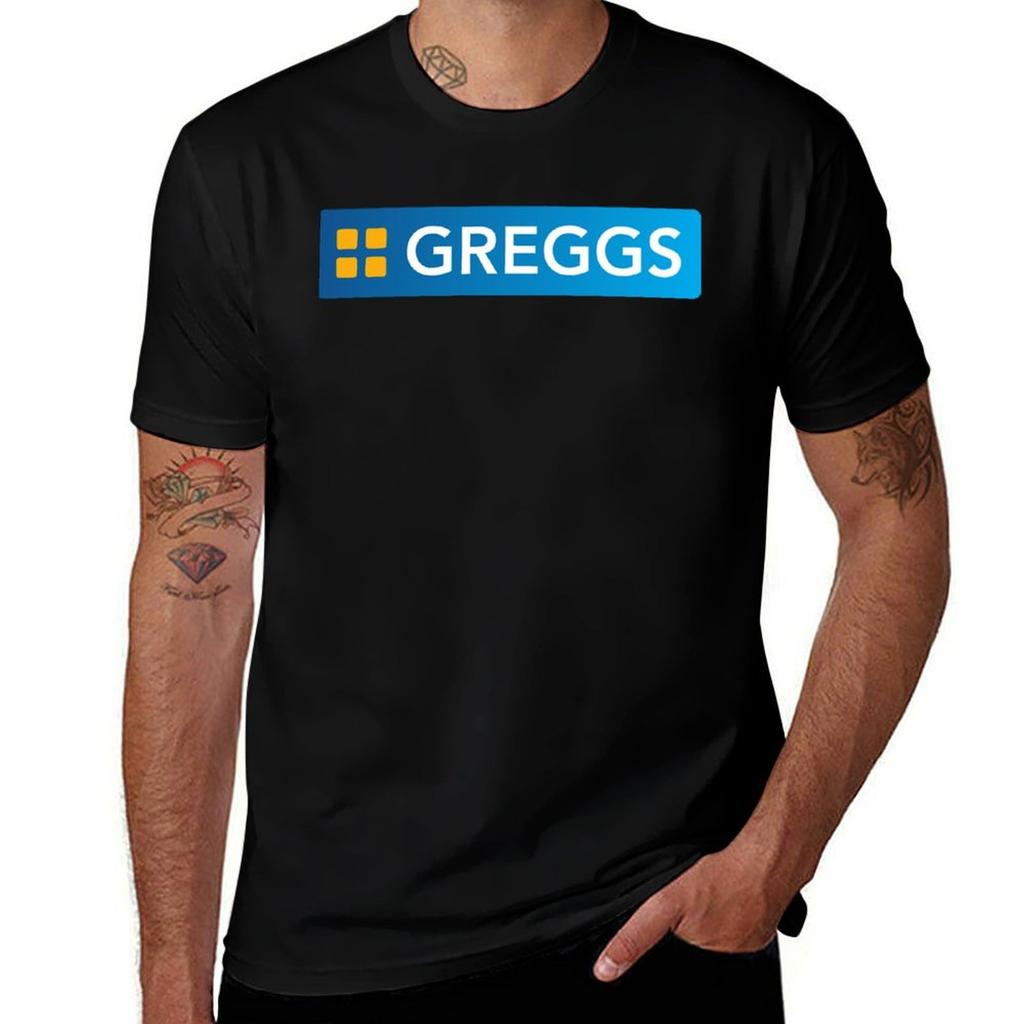 Greggs Logo T-Shirt anime t shirts for man t shirts for man graphic tees t shirt man casual T-Shirt