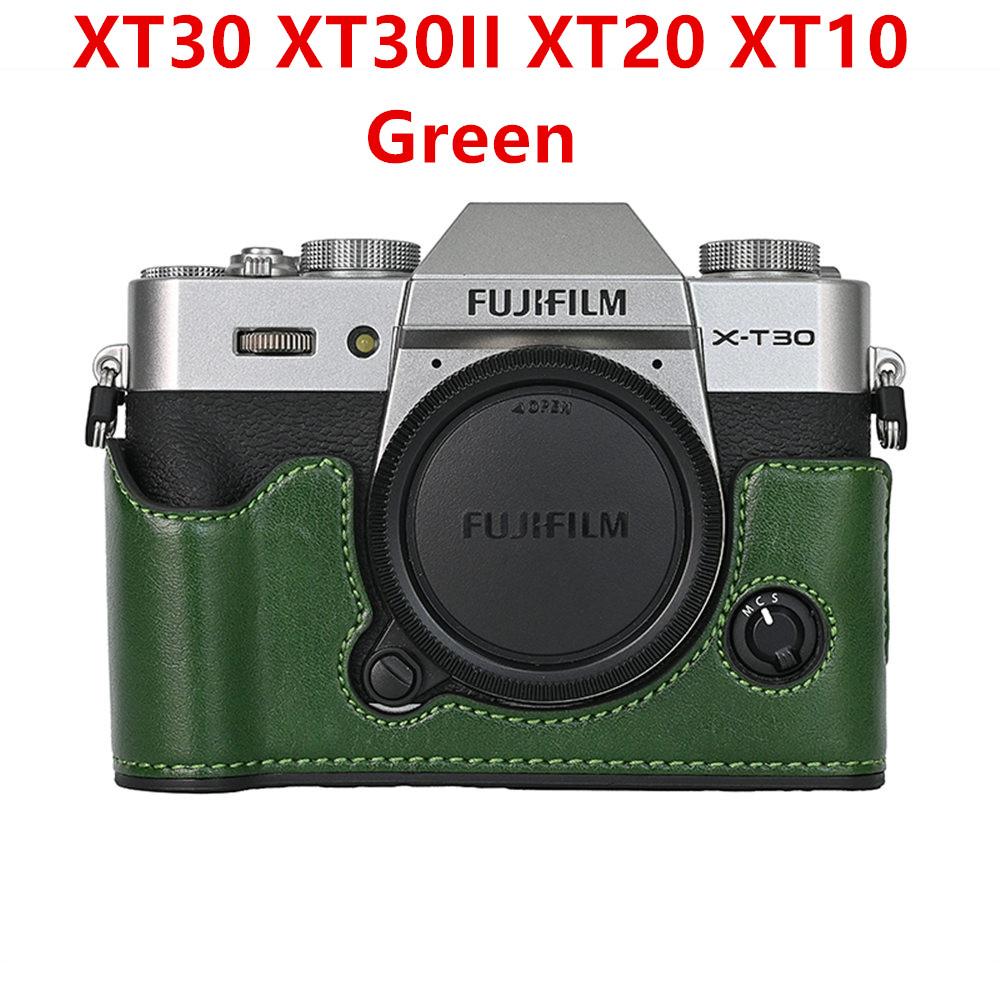 PU Leather Camera Half Case for Fujifilm Fuji XT50 XT30 XT30II XT20 XT10 XT5 XS10 XS20 XH2 XH2S X100V Battery Opening Cover