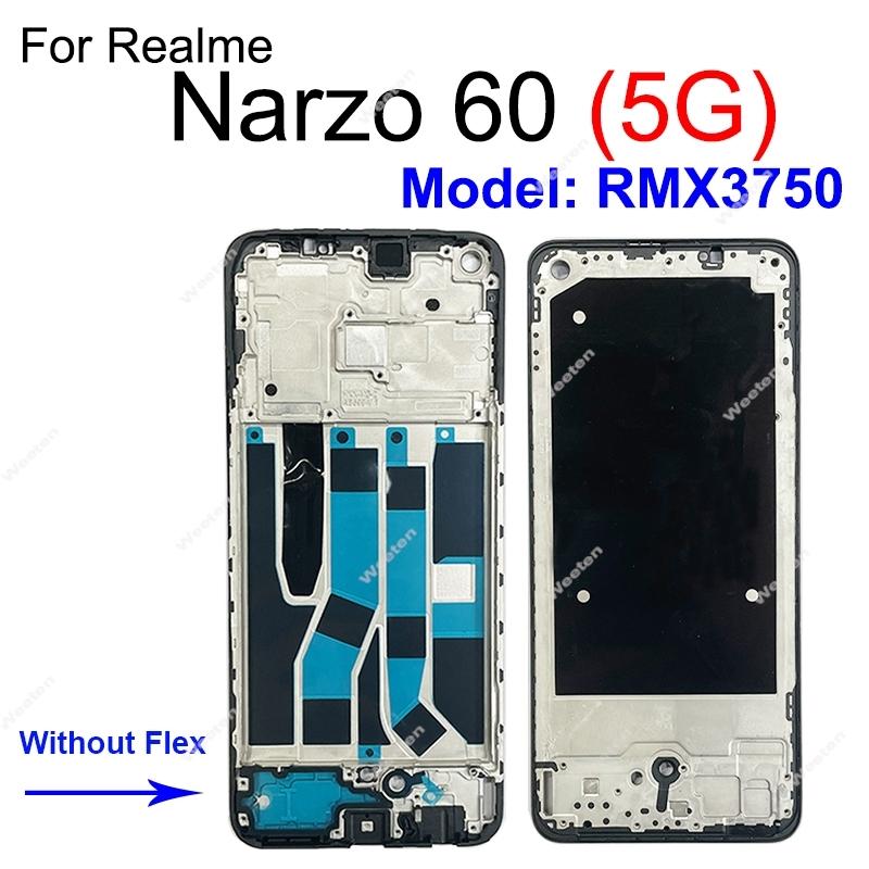 Для Realme Narzo 50 50A 50i Pro Prime 60 60X 70X 70 Pro 4G 5G Корпус LCD Рамка LCD Держатель Запчасти для ремонта