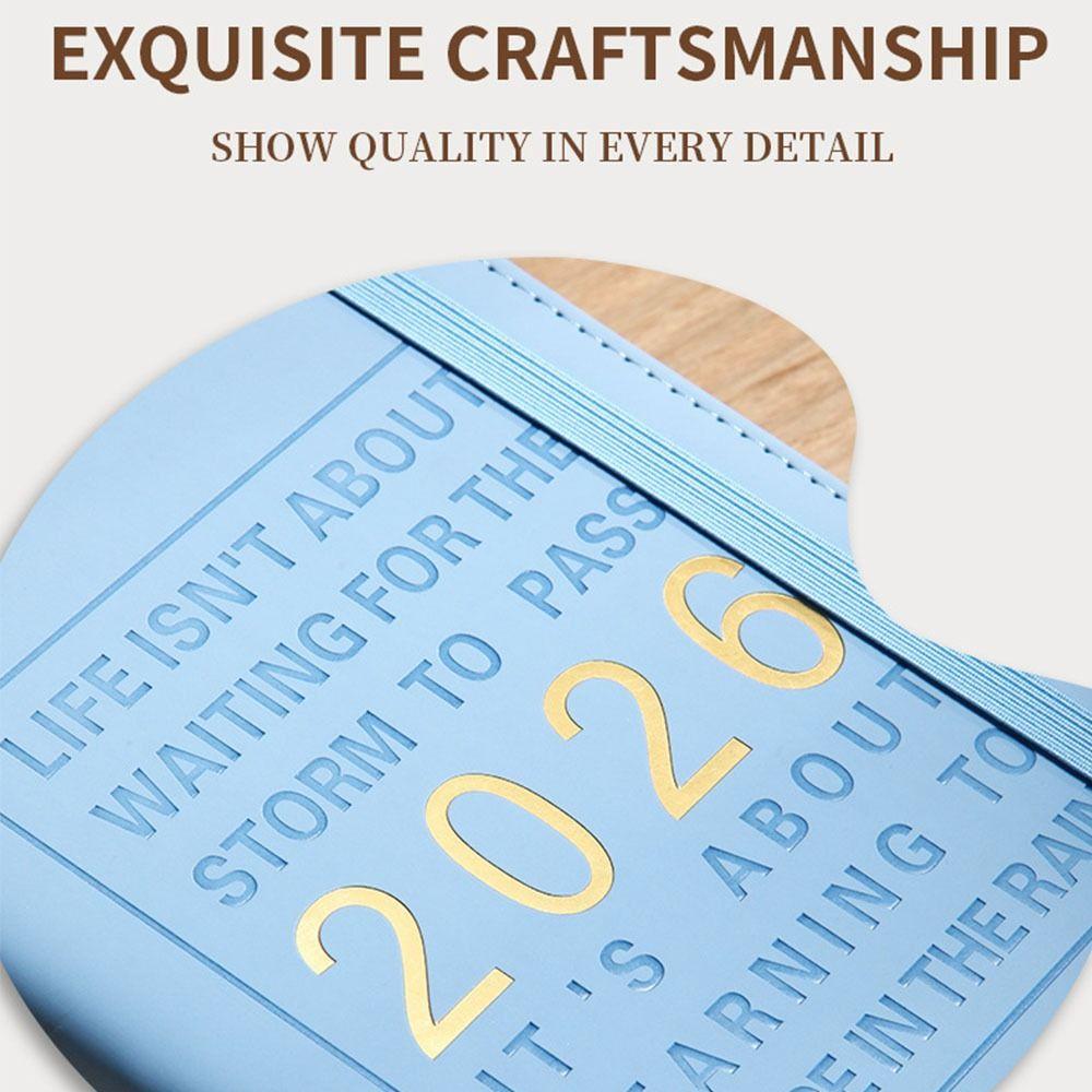 with Calendar 2026 Schedule Book English 365 Day Planner To Do List Notepad School Office Supplies