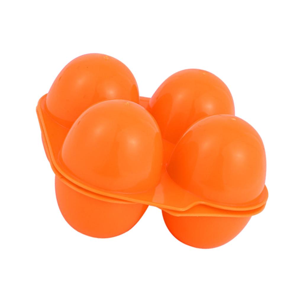 Квадратные 4 коробки для яиц многоразовый пластиковый контейнер для яиц анти-падение домашний ящик для хранения на открытом воздухе