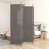 4 Piece Anthracite Room Divider 200 x 220 cm Fabric