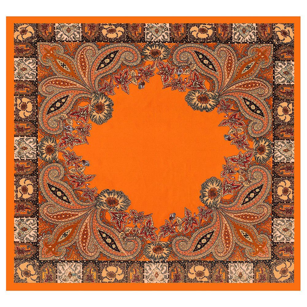 Women’s Fashionable and Versatile Faux Silk Headscarf with Cashew Nut Pattern