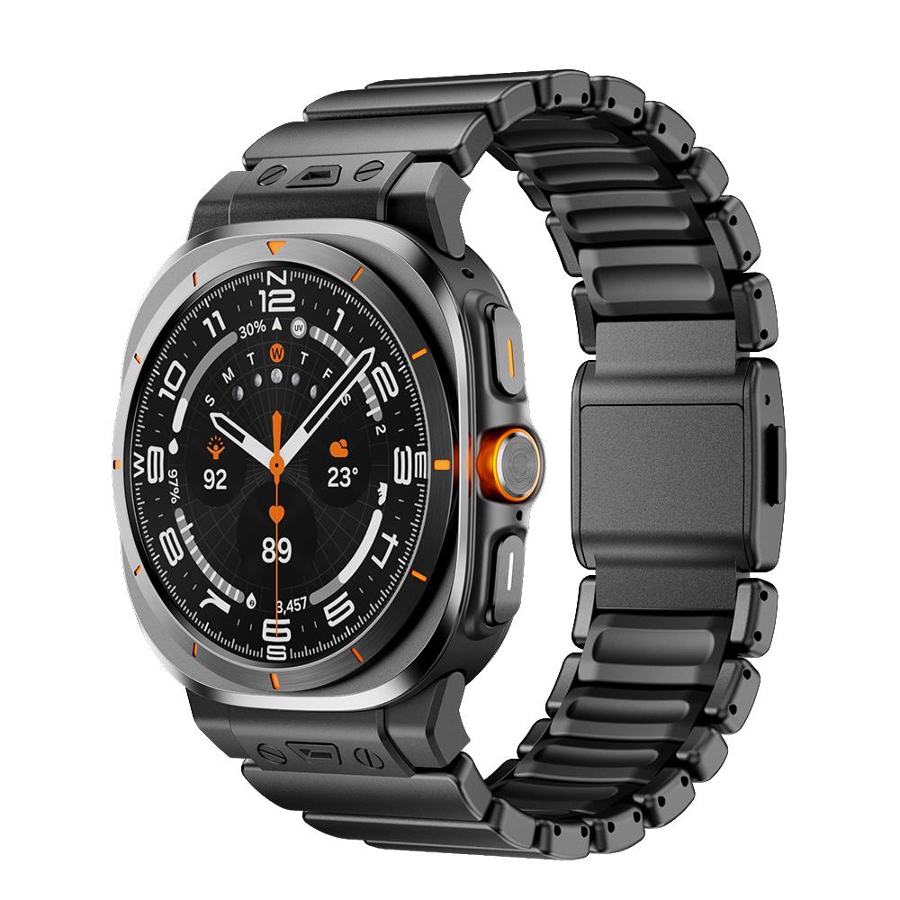 Титановый ремешок для Samsung Galaxy Watch Ultra Роскошный ремешок для часов Samsung Galaxy Watch Ultra 47 мм 2024 Магнитный браслет