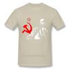 СССР Красный Советский Союз Коммунистический Ленин Футболка Мужская Уличная Одежда Короткий Рукав Хлопок Большой Размер Мужская Футболка