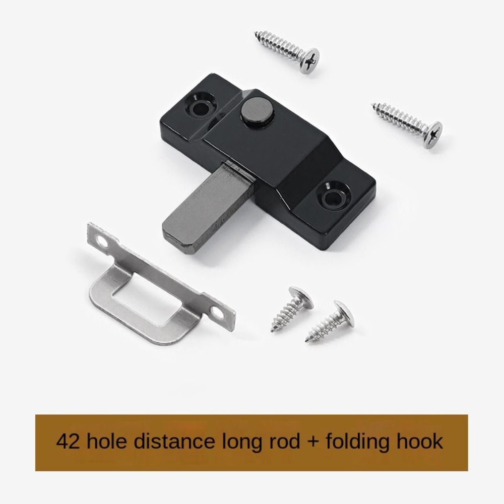 Zinc Alloy Sliding Door Latch Anti-theft Security Bolt Latch New Cabinet Buckle Door