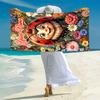 1PC Custom Name Ladybug Garden Beach Towel Highly Absorbent And Sand-Resistant Towel for Swimming, Pool, Yoga, And Travel Lightweight