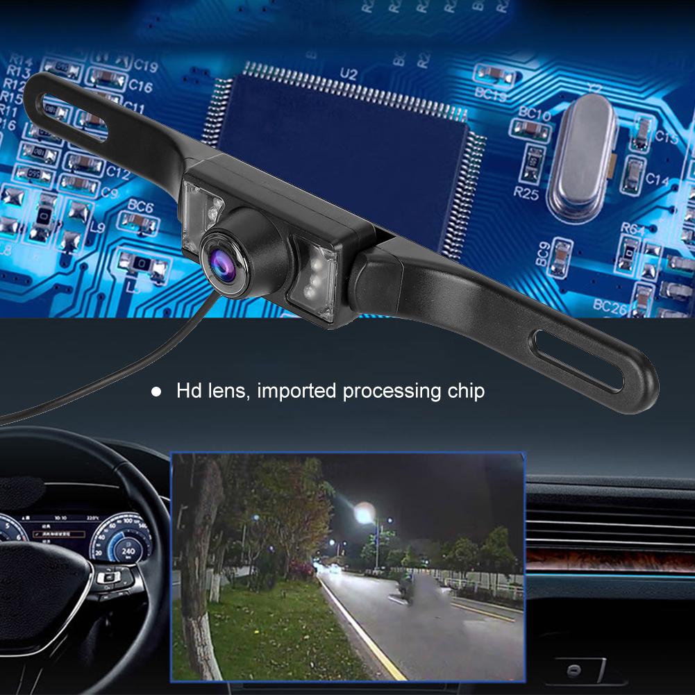 Waterproof IP67 HD Mirror IR Night Vision Camera for Car License Plate Rear View Parking Backup