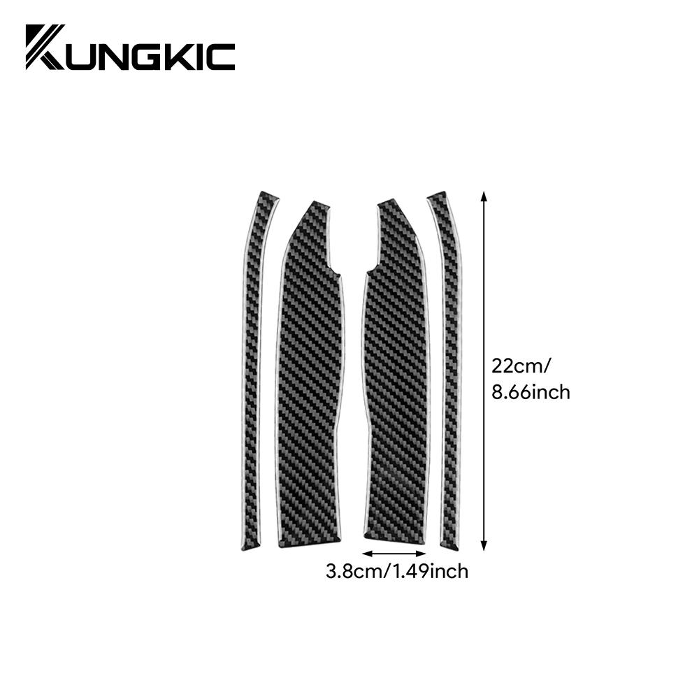 Carbon Fiber Style Interior Sticker for Subaru BRZ Toyota GT86 2012-2020 LHD RHD Center Switch Trim