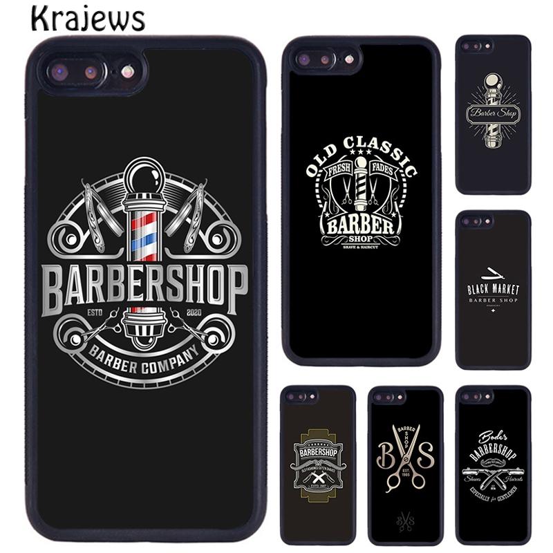 Krajews Barber Funny Vintage Classic Barber Retro Phone Case For iPhone 17 Air 16 15 14 plus 11 12 13 pro max coque
