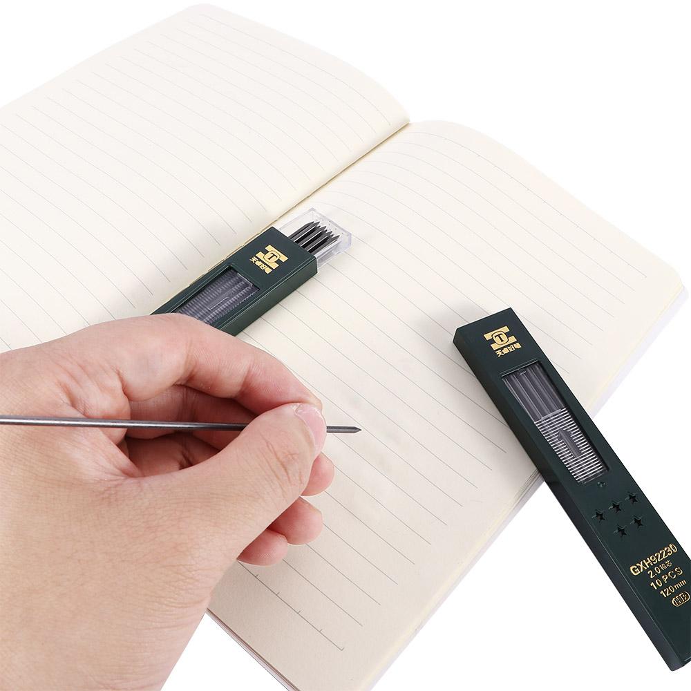 10 Pcs/box 2.0mm Pencils HB/2B Lead for School Supplies Student Stationery Mechanical Pencil Refill