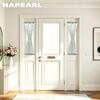 1 шт. NAPEARL Прозрачная дверная штора с растительным узором, простая штора с карманной лентой для кухни, спальни, гостиной, домашнего декора