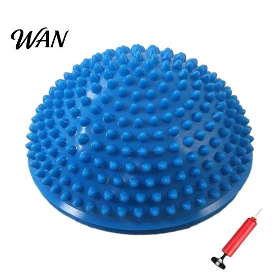 Family Exercise Balance Ball Anti-Slip Thickened Base Hemispheric Massage Design Sensory Kids Development Non-turning Trainer Preschool Activity
