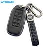 Кожаный чехол для ключей от машины, чехол с дистанционным брелоком, держатель для ключей, автоаксессуары для Infiniti Q50 Q60 QX50 QX55 QX60 2019 2020 2021 2022