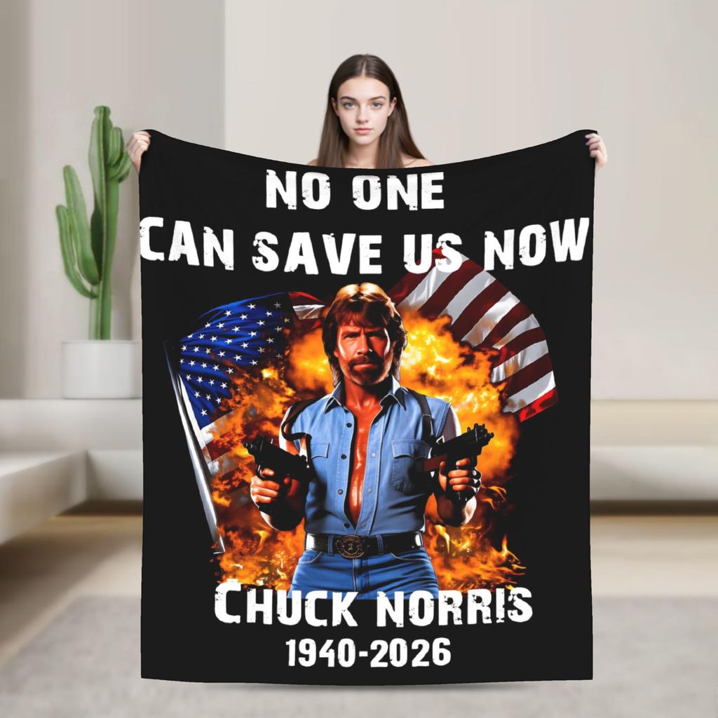Norris Actor Vintage Poster Throw Blanket Soft Comfy Funny Blanket For Sofa Home Travel Flannel Bedspread Bed Cover