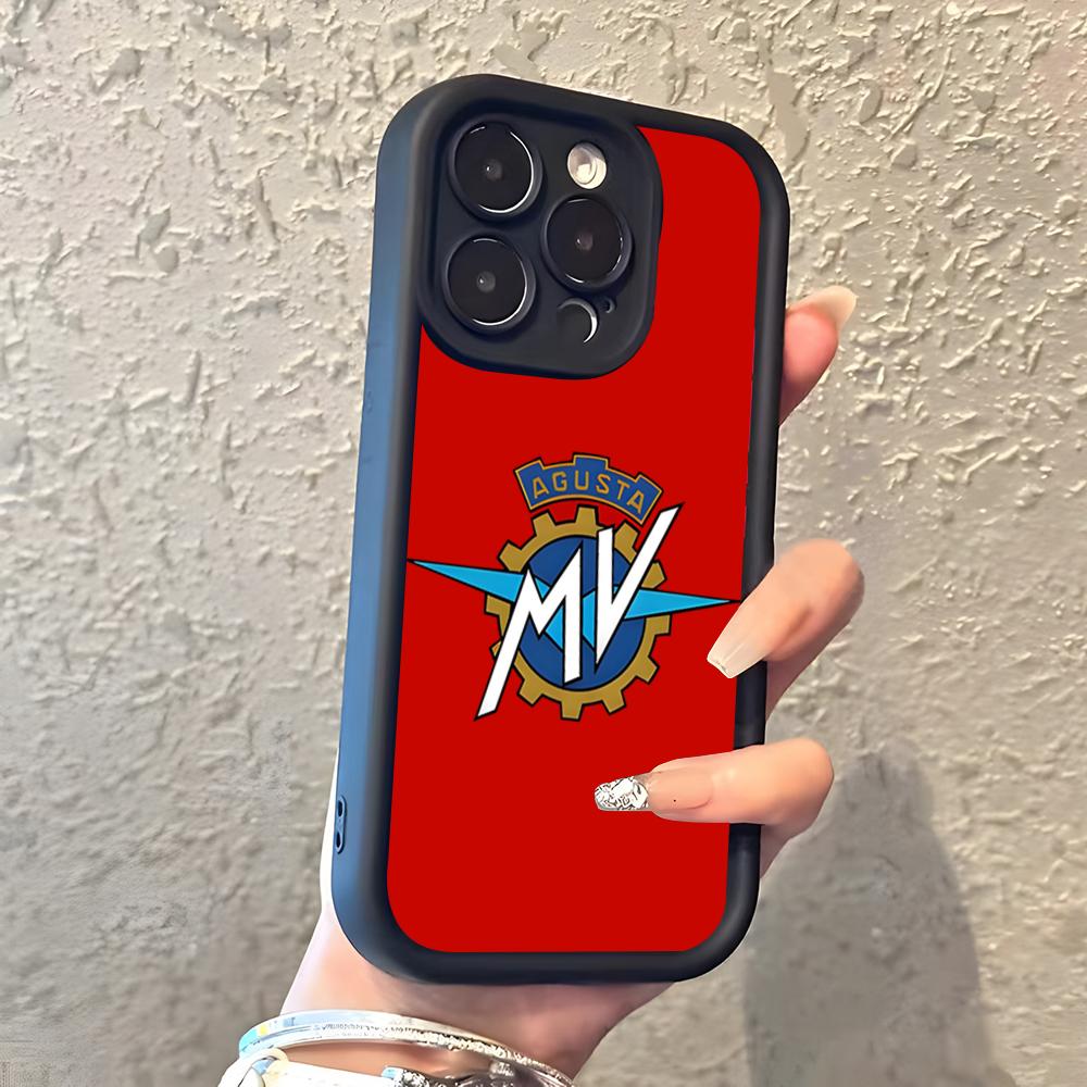 Чехол для телефона на мотоцикл MV AgustaS Для IPhone 17 Pro Max 16 15 14 Pro Max IPhone 13 Pro Max 11 Plus Силиконовый чехол