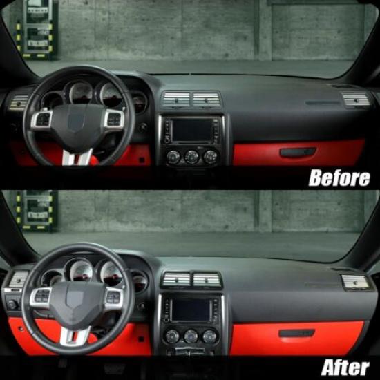 Накладка на вентиляционное отверстие кондиционера из углеродного волокна для Dodge Challenger 2009-2014