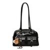 Ielgy Pillow Bag Retro Boston Bag Commuter Portable Shoulder Bag