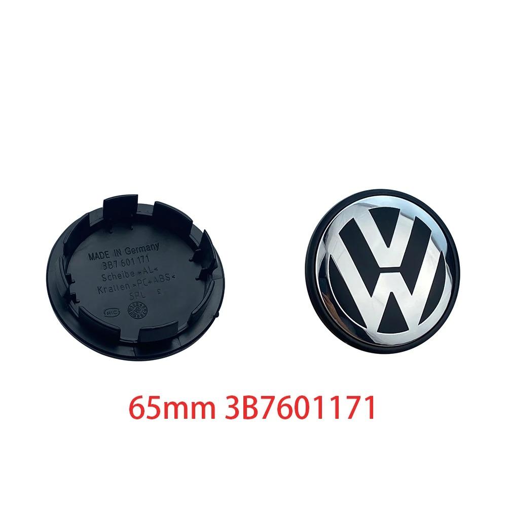 For Volkswagen VW 4pcs 55mm 56mm 65mm 70mm Car Styling Wheel Center Cap Hub Covers Badge Accessories For VW Volkswagen 3B7601171 1J0601171
