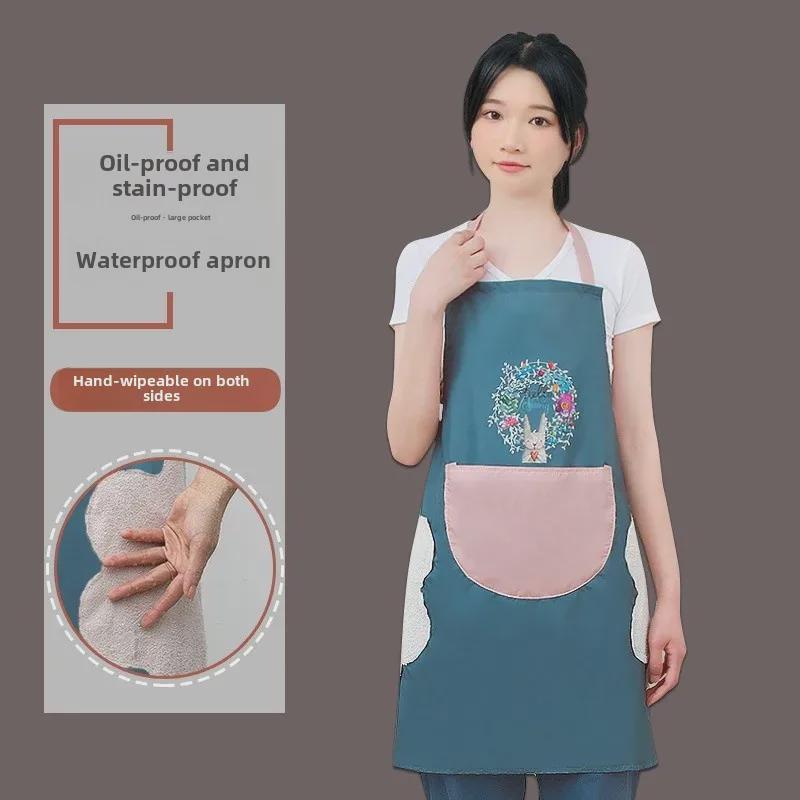 Водонепроницаемый и маслостойкий кухонный фартук унисекс с логотипом