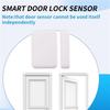 A92Z 2.4Ghz Wireless TTLOCK Door Sensor Smart Door Lock Sensor ABS Windows Open Close Status Works With TTLOCK App Smart Locks