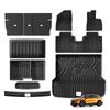 Smabee Right Drive for Zeekr 7X RWD 2026 2025 (Not Fit AWD) All -Weather Floor Mats Seat Back Protector Storage Tray Black