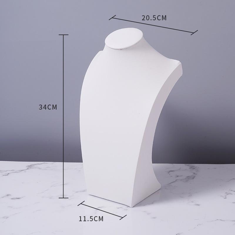 Flannel Necklace Display Stand - Portrait Jewelry Holder