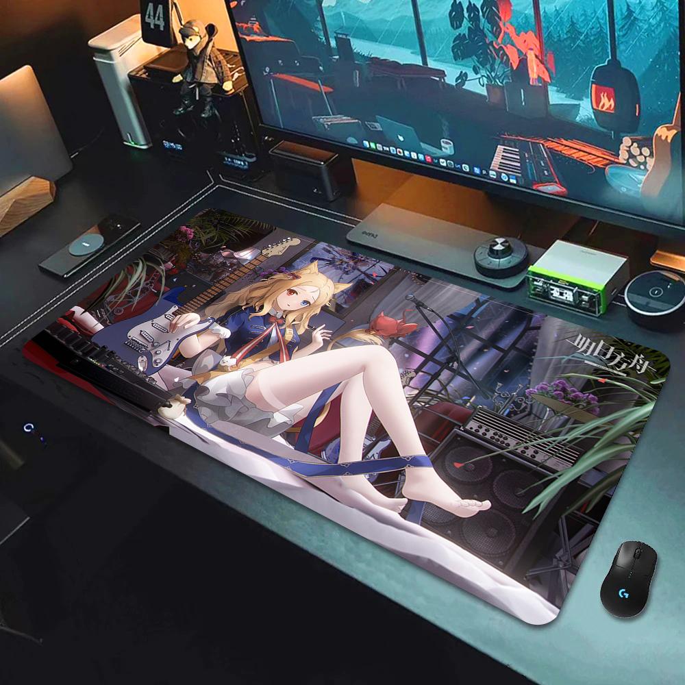 Аниме Arknights Горячая распродажа Коврик для мыши Аниме-девушка Нескользящий Игровой коврик для мыши Премиум-коврик для мыши Клавиатурные коврики Многим нравится