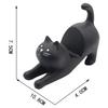 1 Pcs Cute Lazy Bracket Cat Shape Resin Phone Holder Desktop Stand Fixing Mini Portable Multi-functional Holder Decoration