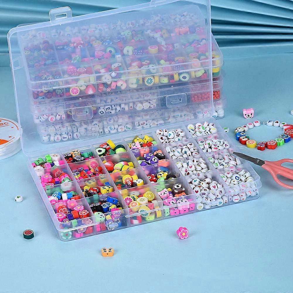 Beads Set Craft Necklaces Acrylic Beads Kits Toys Beads Set Accessories For Kids
