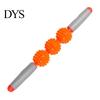 Durable Muscle Roller Massage Stick with 3/5 Spiky Balls, Fascia Cellulite Deep Flexible Tissue Massager, Tool for Sore Muscles, Neck, Leg, Back