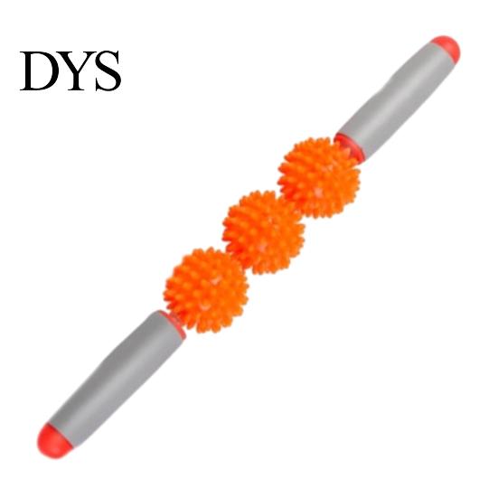 Durable Muscle Roller Massage Stick with 3/5 Spiky Balls, Fascia Cellulite Deep Flexible Tissue Massager, Tool for Sore Muscles, Neck, Leg, Back