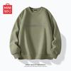 MINISO Men's Z Series Heavyweight Trendy Letter Print Crewneck Sweatshirt