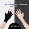 Spring Autumn Thin Short Summer Mittens Sports/Driving/Biking Half Finger Gloves Sun Protection