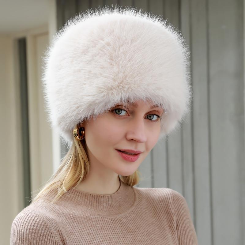 1pc Cossack Elegant  Men Trapper Mongolian Hats Winter Russian Ushanka Hat with Fleeced Earflap Hat Windproof for Hunting Skiing