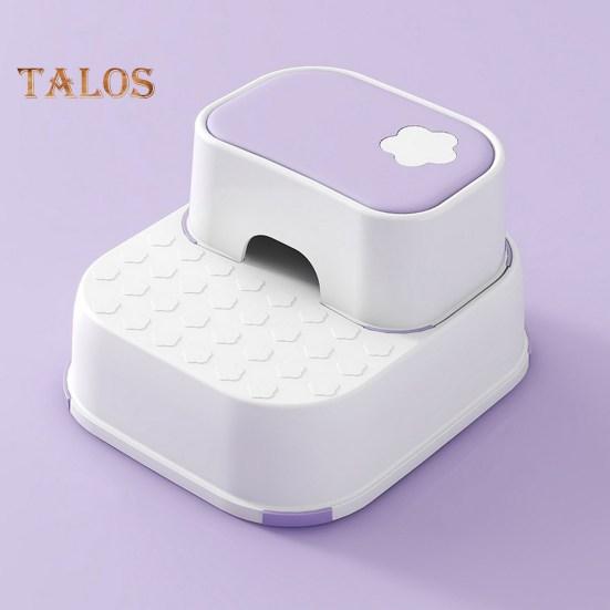 Табурет для малышей с двойной ступенчатой ​​блокировкой Табурет для малышей с функцией хранения игрушек Нескользящие резиновые ножки Приучение к горшку Табурет для приучения к горшку для мальчиков