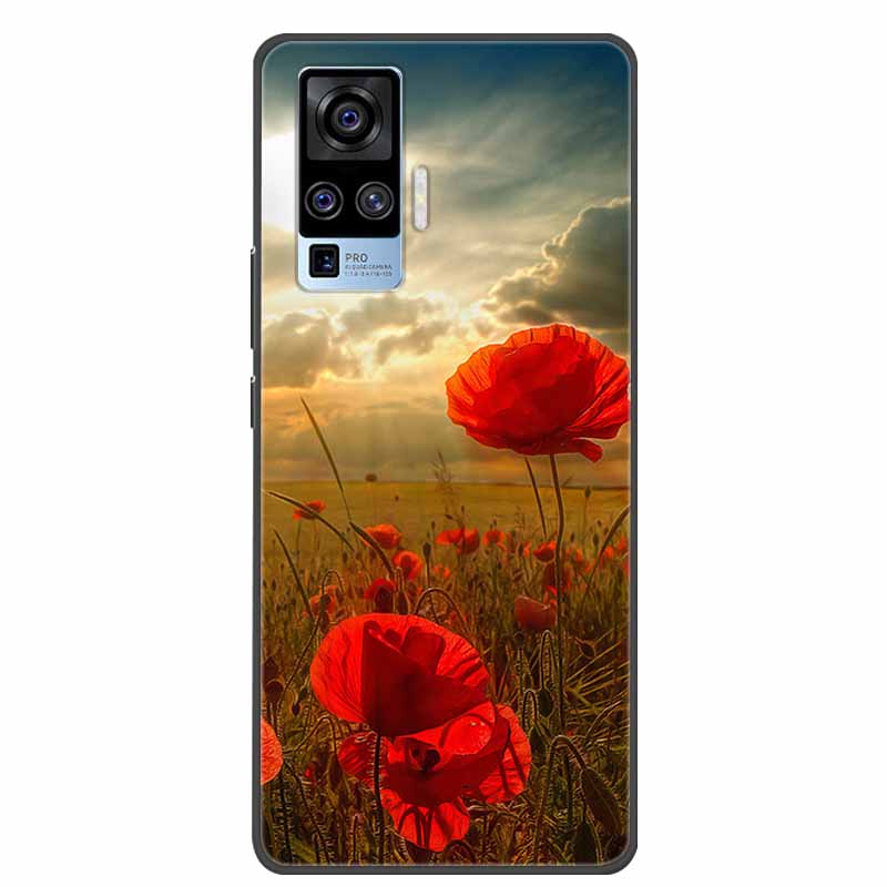 Чехол для Vivo X50 Pro Мультяшный Мягкий Силиконовый ТПУ Чехлы для Телефона для Vivo X50 Pro Plus Pro+ Чехол для Vivo X50 5G V2001A Милый Coque